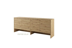 over bed unit for horizontal wall bed top cabinet oak marmell furniture