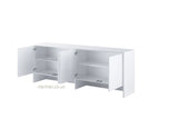 over bed unit for horizontal wall bed top cabinet white open marmell furniture