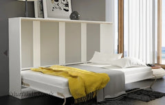 single horizontal_wall_bed_Murphy_bed_folding_bed_hidden_bed_pull down convertible space_saving_bed_fold-down_bed_marmell 